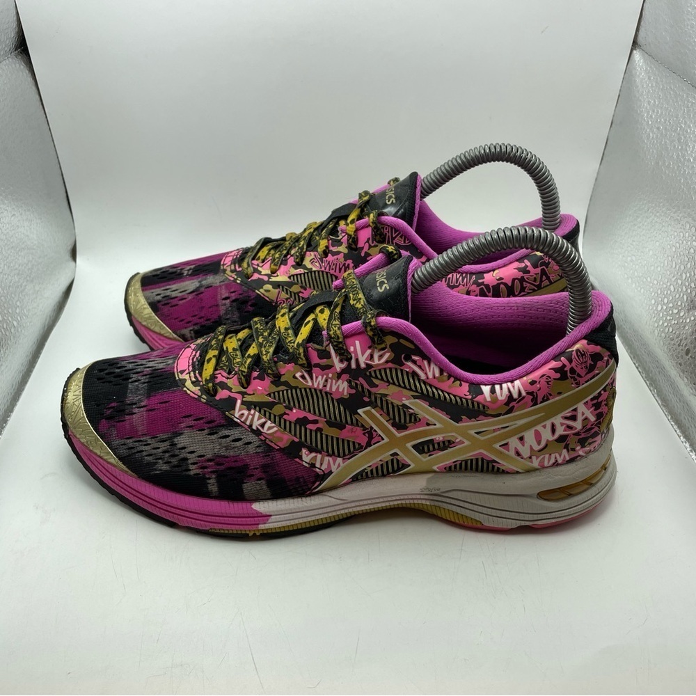 ASICS Women's Pink & Black Athletic Running Shoes